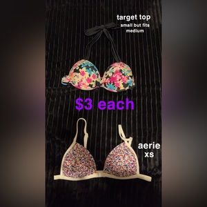 Target/Aerie Swim Tops